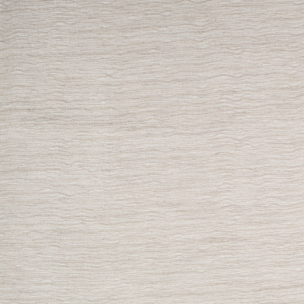 Metallic Silver Striated Polyester Woven