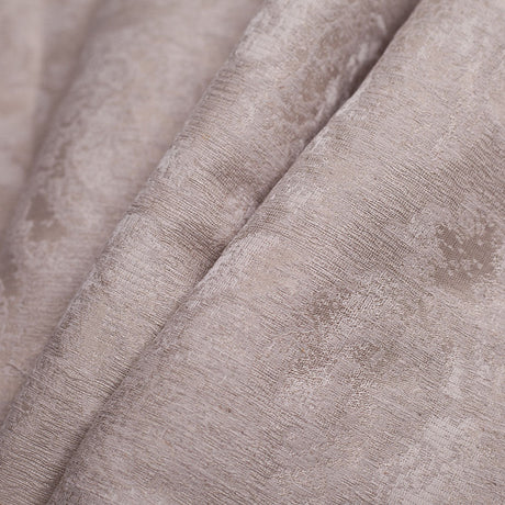 Metallic Gold/Linen Damask Polyester Woven