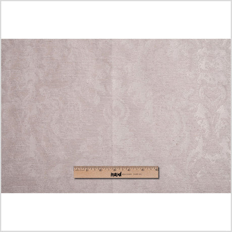 Metallic Gold/Linen Damask Polyester Woven