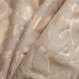 Metallic Gold/Beige Damask Polyester Brocade