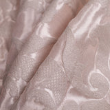 Metallic Pink Damask Polyester Brocade