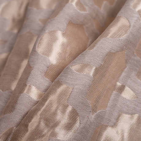 Metallic Gold Morocan Polyester Brocade