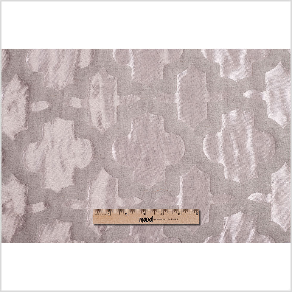 Metallic Pink Morocan Polyester Brocade