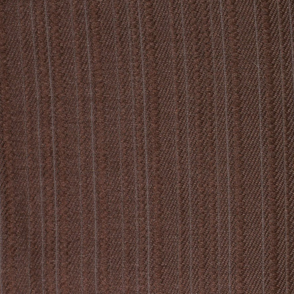 Striped Brown Polyester Satin