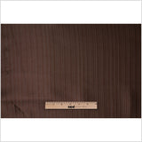 Striped Brown Polyester Satin
