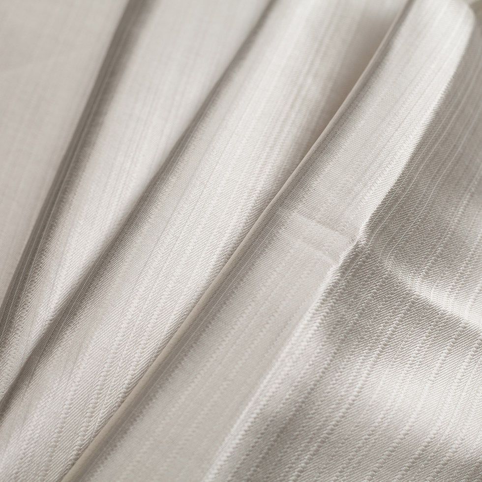 Striped Pearl Polyester Satin