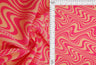 Abstract Geometric Pleated Interlock Fabric