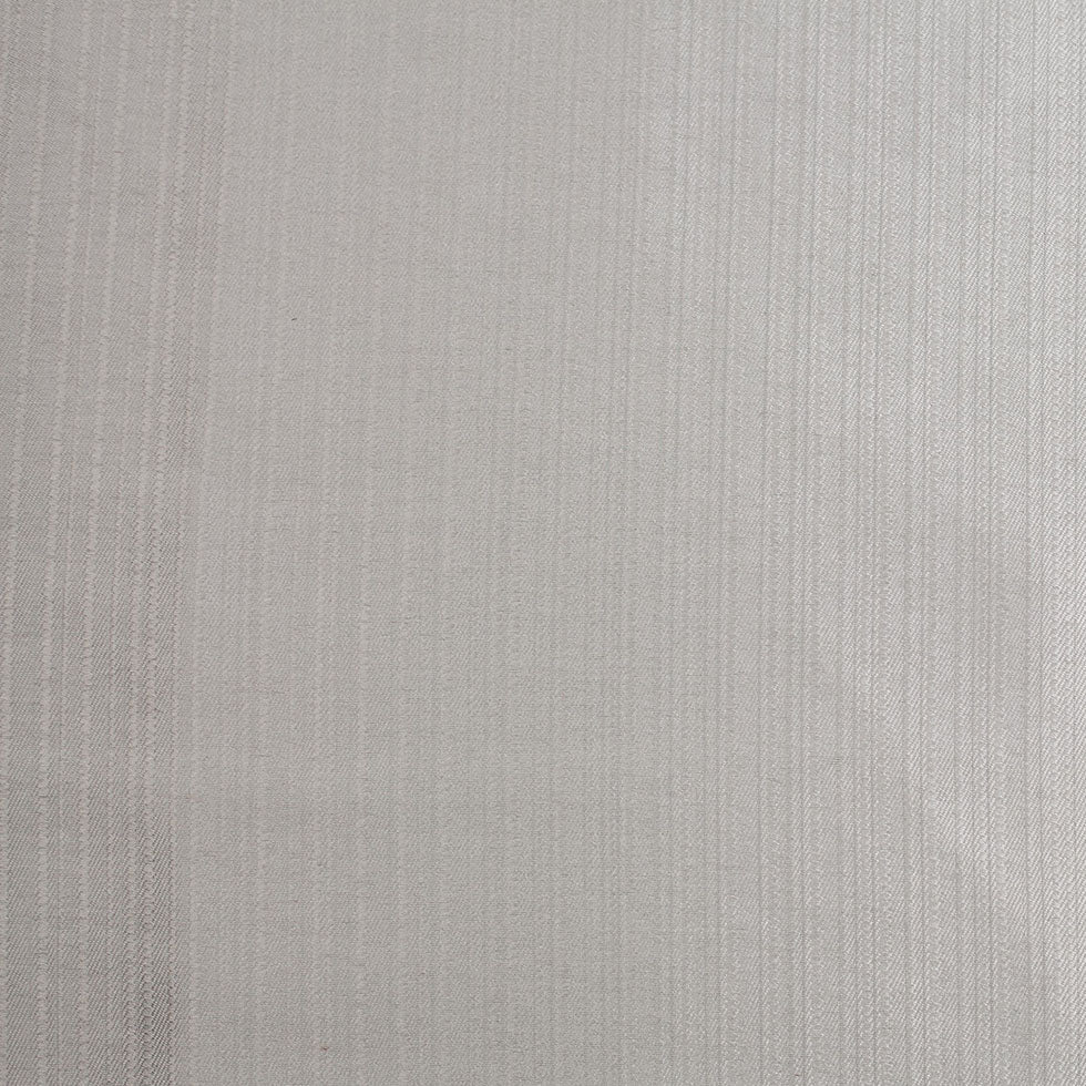 Striped Silver Polyester Satin