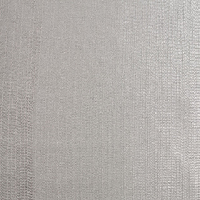 Striped Silver Polyester Satin