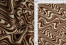 Abstract Geometric Pleated Interlock Fabric