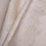 Ivory Floral Polyester Jacquard