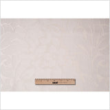 Ivory Floral Polyester Jacquard