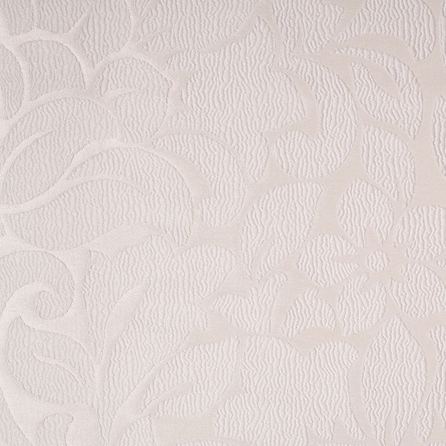 Ivory Floral Polyester Jacquard