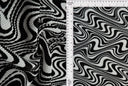 Abstract Geometric Pleated Interlock Fabric