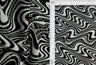 Abstract Geometric Pleated Interlock Fabric