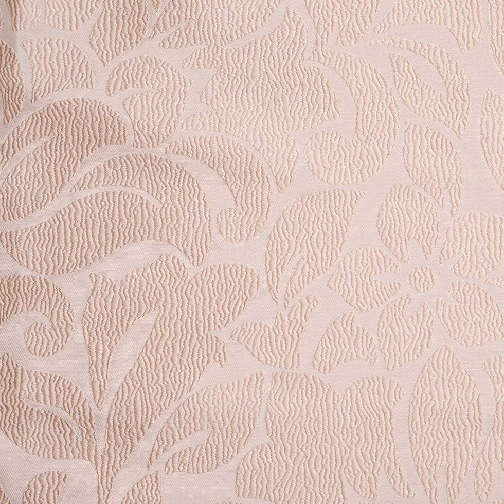Cream Floral Polyester Jacquard
