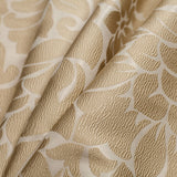 Victorian Gold Floral Polyester Jacquard