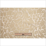 Victorian Gold Floral Polyester Jacquard