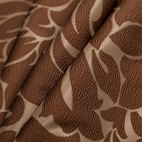 Cream Floral Polyester Jacquard