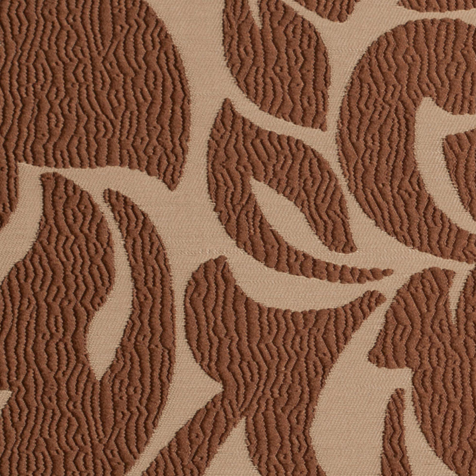 Cream Floral Polyester Jacquard