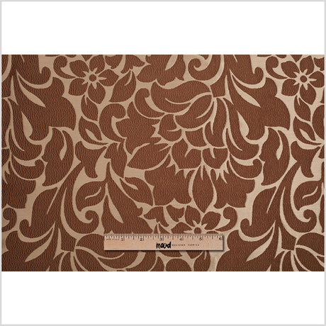 Cream Floral Polyester Jacquard