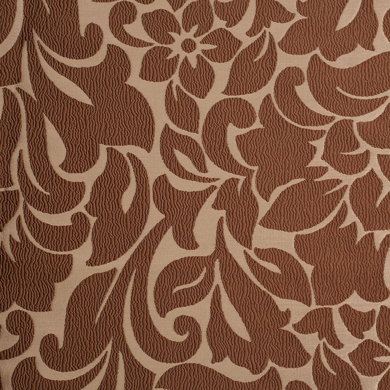Cream Floral Polyester Jacquard