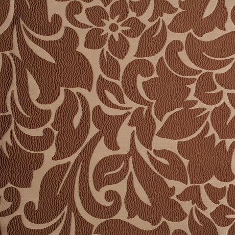 Cream Floral Polyester Jacquard