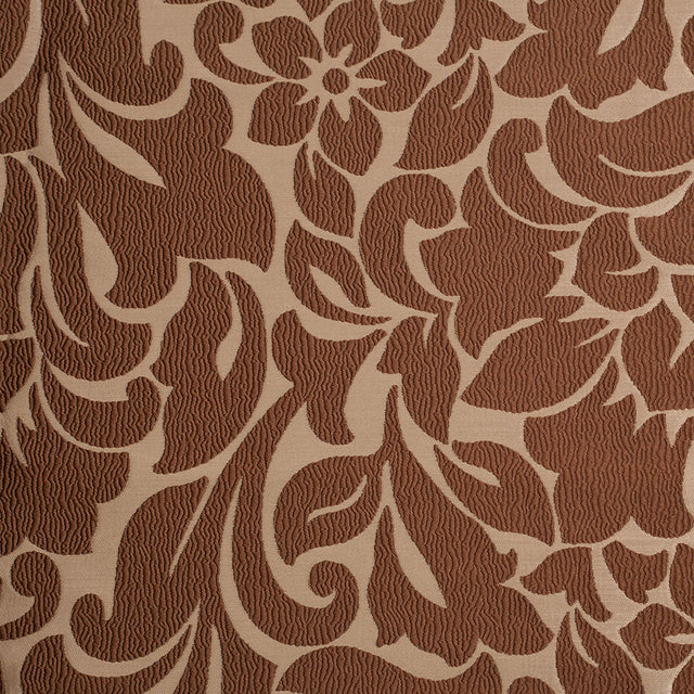 Cream Floral Polyester Jacquard