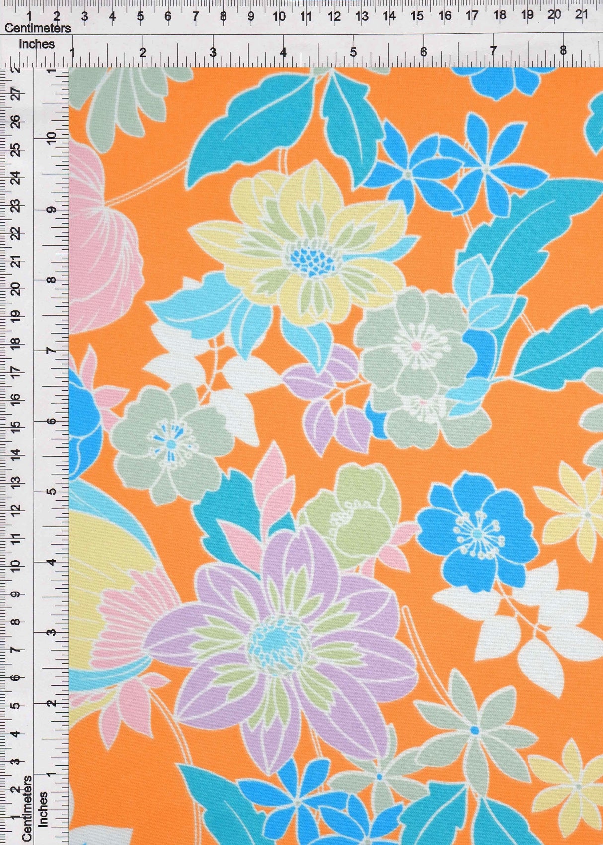Floral Printed Cey Fabric