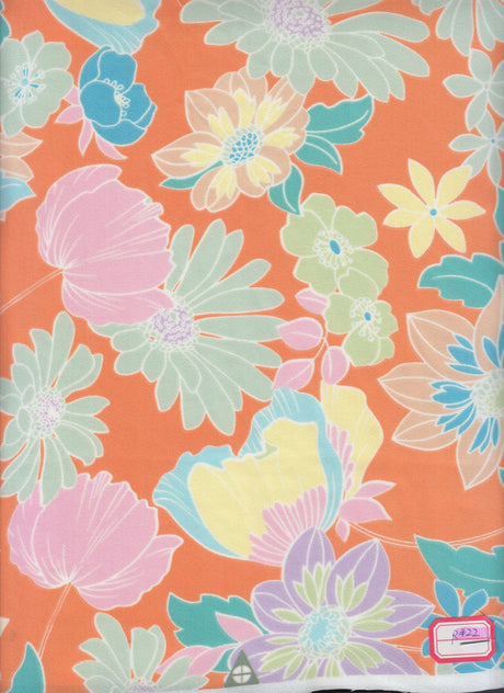 Floral Printed Cey Fabric