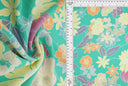 1 yarda de tela con estampado floral Cey, ancho 58/59'', 100% poliéster