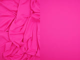 1 Yard Solid DTY Brushed Knit Fabric, 58/60? Wide Polyester Spandex Blend