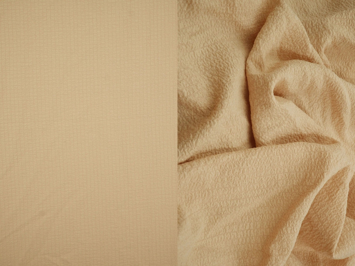 1 Yard Solid Popcorn Woven Fabric, 56/57? Wide Polyester Spandex Blend