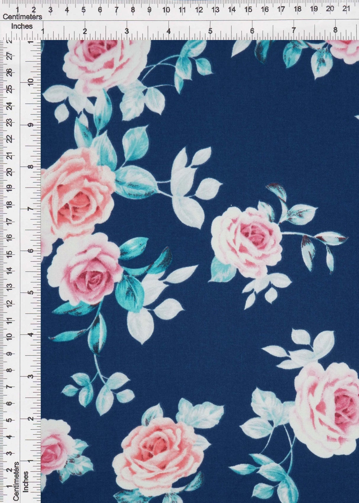 1 Yard Cey Flower Print Fabric, 58/59? Wide 100% Polyester