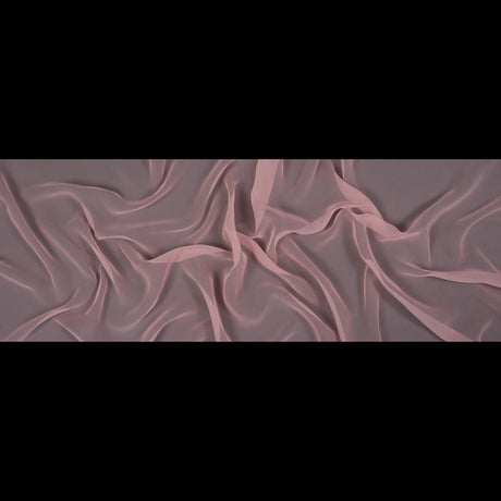 Polyester Chiffon - Rose - Regina Collection