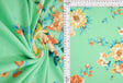 Floral Print Brushed DTY Knit Fabric