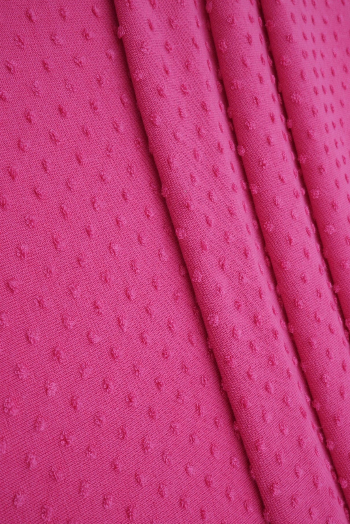 Swiss Dot Jacquard Stretch Knit