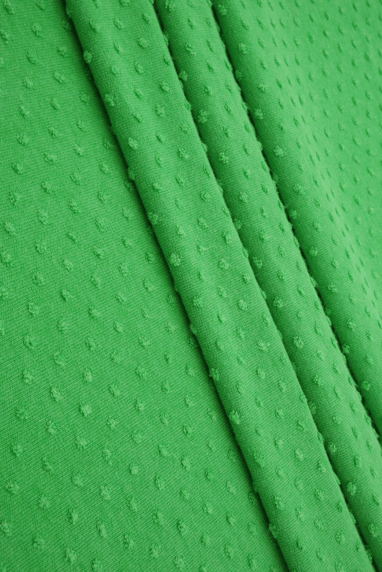 Swiss Dot Jacquard Stretch Knit