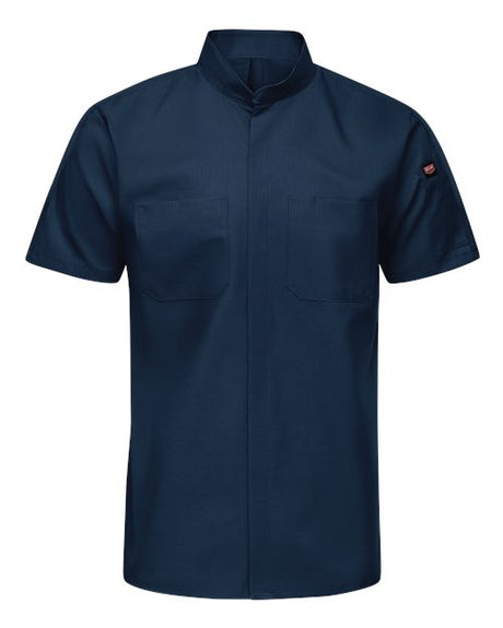 Red Kap Men's Mimix Pro+ Short Sleeve Work Shirt With OilBlok