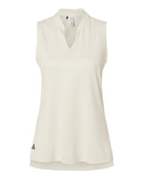 adidas Women's Ultimate365 Textured Sleeveless Golf Shirt - Recycled Polyester, HEAT.RDY