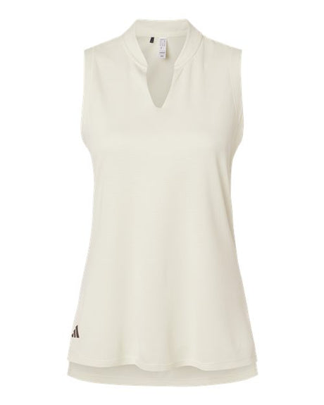 adidas Women's Ultimate365 Textured Sleeveless Golf Shirt - Recycled Polyester, HEAT.RDY