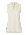 adidas Women's Ultimate365 Textured Sleeveless Golf Shirt - Recycled Polyester, HEAT.RDY