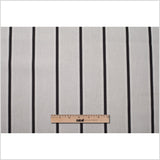 Slate Striped Cotton Canvas