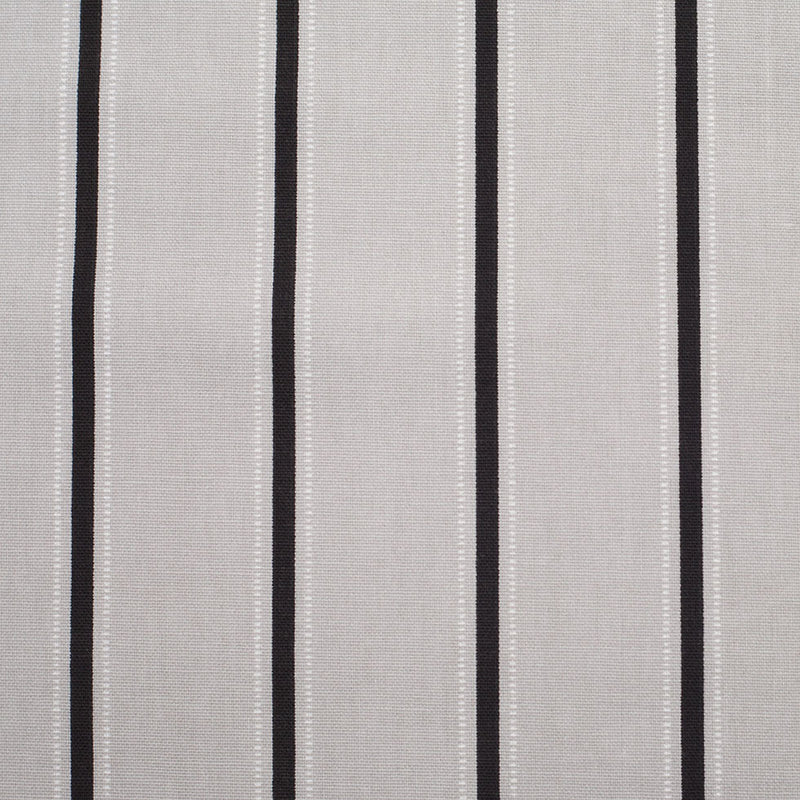 Slate Striped Cotton Canvas