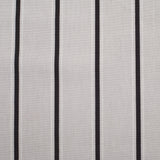 Slate Striped Cotton Canvas