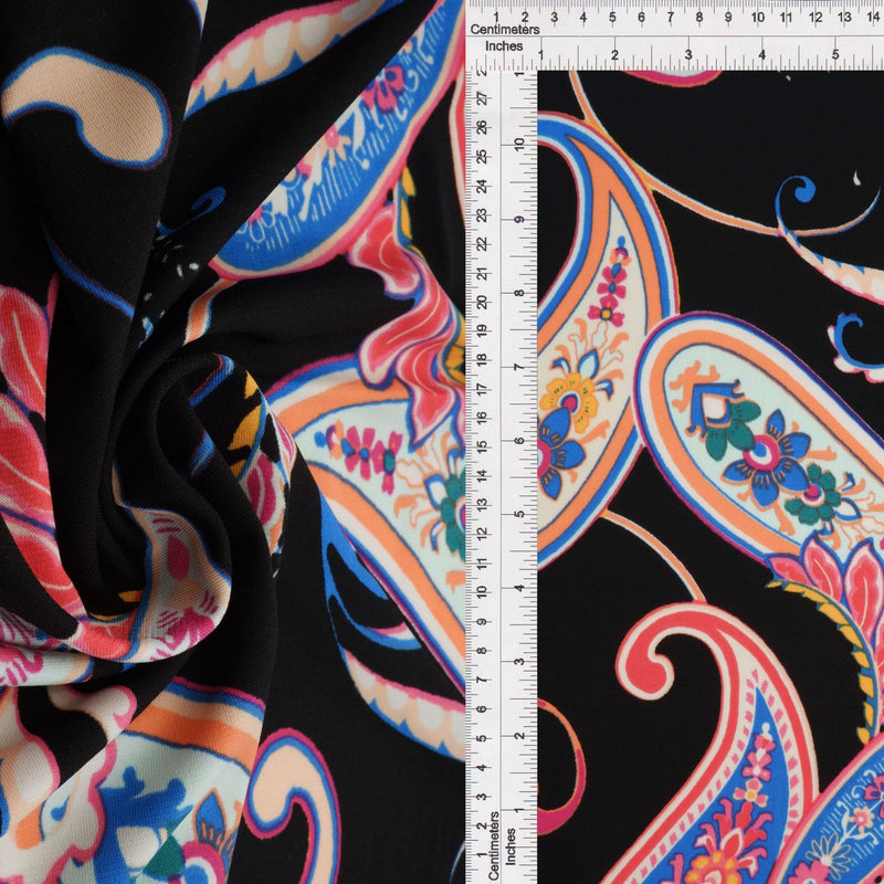 ITY Paisley Print Knit Fabric