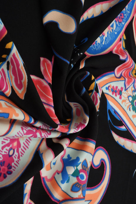 ITY Paisley Print Knit Fabric