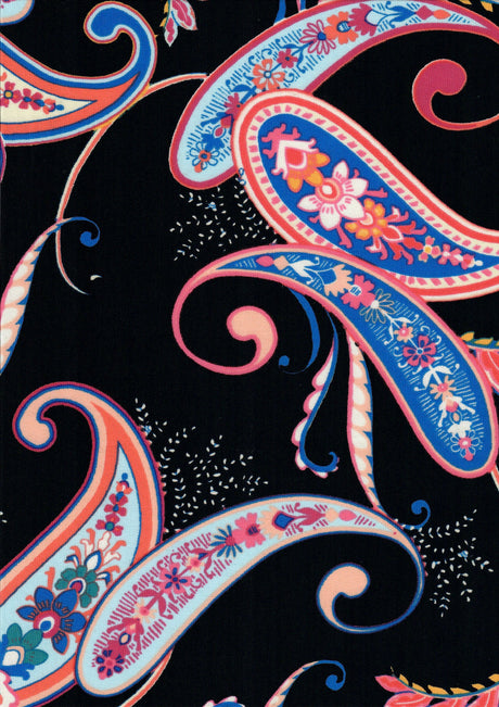 ITY Paisley Print Knit Fabric