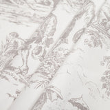 English Linen/Gray Cotton Toile