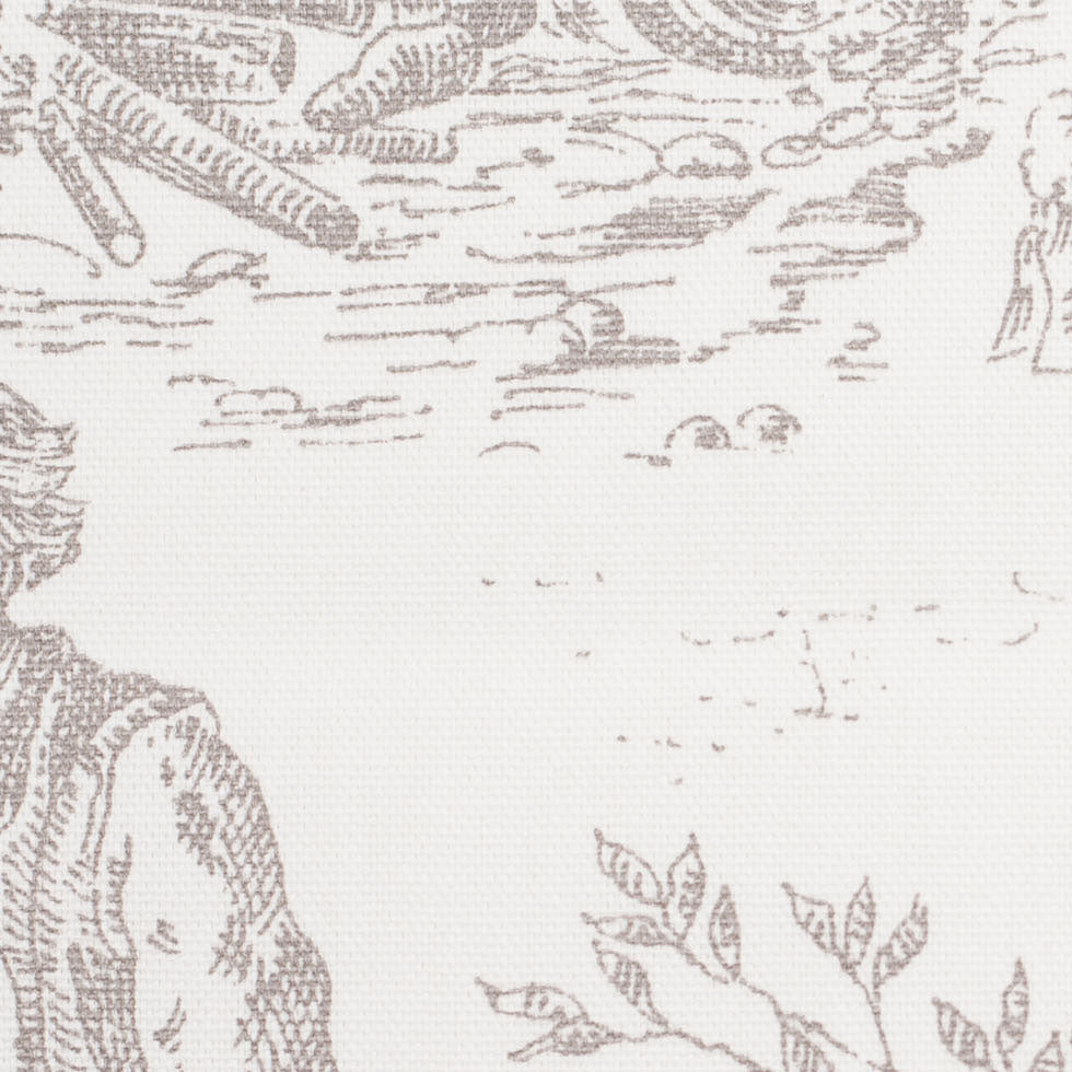 English Linen/Gray Cotton Toile
